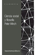 Papel CIENCIA SOCIAL Y FILOSOFIA [2 EDICION 2011] (SERIE FILOSOFIA)