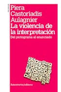Papel VIOLENCIA DE LA INTERPRETACION DEL PICTOGRAMA AL ENUNCI  ADO (SERIE PSICOANALISIS)