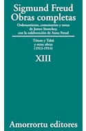 Papel OBRAS COMPLETAS 13 (1913-1914) TOTEM Y TABU Y OTRAS OBRAS (1913-1914)