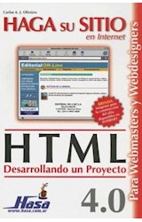 Papel HAGA SU SITIO EN INTERNET HTML DESARROLLANDO UN PROYECT