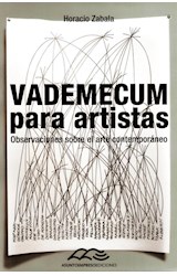 Papel VADEMECUM PARA ARTISTAS OBSERVACIONES SOBRE EL ARTE CONTEMPORANEO