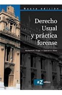 Papel DERECHO USUAL Y PRACTICA FORENSE A Z [2002]