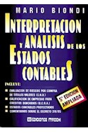 Papel INTERPRETACION Y ANALISIS DE LOS ESTADOS CONTABLES