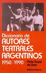 Papel DICCIONARIO DE AUTORES TEATRALES ARGENTINOS 1950/1990