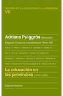 Papel EDUCACION EN LAS PROVINCIAS (1945-1985) (TOMO VII)