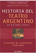 Papel HISTORIA DEL TEATRO ARGENTINO EN BUENOS AIRES I PERIODO