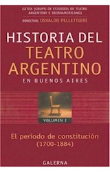 Papel HISTORIA DEL TEATRO ARGENTINO EN BUENOS AIRES I PERIODO