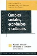 Papel CAMBIOS SOCIALES ECONOMICOS Y CULTURALES (TEZONTLE) (COLECCION NUEVO SABER)