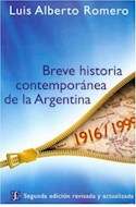Papel BREVE HISTORIA CONTEMPORANEA DE LA ARGENTINA [2 EDICION]