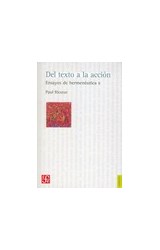 Papel DEL TEXTO A LA ACCION ENSAYOS DE HERMENAUTICA II (COLECCION FILOSOFIA)