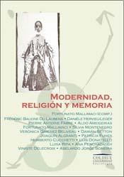 Papel MODERNIDAD RELIGION Y MEMORIA (COLECCION COLIHUE UNIVERSIDAD /SOCIOLOGIA)