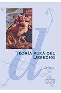 Papel TEORIA PURA DEL DERECHO (COLECCION COLIHUE UNIVERSIDAD /DERECHO)