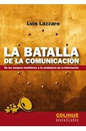 Papel BATALLA DE LA COMUNICACION DE LOS TANQUES MEDIATICOS A LA CIUDADANIA DE LA INFORMACION (ENCRUCIJADAS