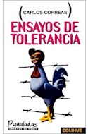 Papel ENSAYOS DE TOLERANCIA (COLECCION PUÑALADAS ENSAYOS DE PUNTA)