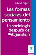 Papel FORMAS SOCIALES DEL PENSAMIENTO LA SOCIOLOGIA DESPUES D