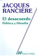 Papel DESACUERDO POLITICA Y FILOSOFIA (COLECCION DIAGONAL) (RUSTICA)