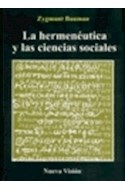 Papel HERMENEUTICA Y LAS CIENCIAS SOCIALES