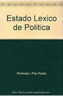 Papel ESTADO LEXICO DE POLITICA (COLECCION CLAVES PROBLEMAS) (RUSTICA)