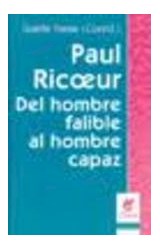 Papel PAUL RICOEUR DEL HOMBRE FALIBLE AL HOMBRE CAPAZ