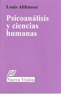 Papel PSICOANALISIS Y CIENCIAS HUMANAS (COLECCION PSICOLOGIA CONTEMPORANEA)