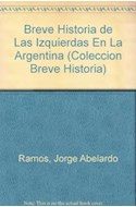 Papel BREVE HISTORIA DE LAS IZQUIERDAS EN LA ARGENTINA [2 TOMOS]