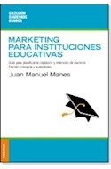 Papel MARKETING PARA INSTITUCIONES EDUCATIVAS GUIA PARA IDENT  IFICAR (CUADERNOS)