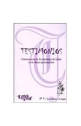 Papel TESTIMONIOS 4 LA ESCRITURA / EL SUJETO