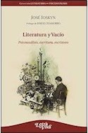 Papel LITERATURA Y VACIO PSICOANALISIS ESCRITURA ESCRITORES (COLECCION LITERATURA PSICOANALISIS)