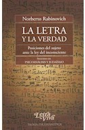 Papel LETRA Y LA VERDAD POSICIONES DEL SUJETO ANTE LA LEY DEL INCONSCIENTE (COL. TEORIA PSICOANALITICA)