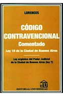 Papel CODIGO CONTRAVENCIONAL COMENTADO LEY 10 DE LA CIUDAD DE