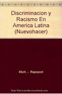 Papel DISCRIMINACION Y RACISMO EN AMERICA LATINA