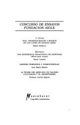 Papel FUNDACION AIGLE CONCURSO DE ENSAYOS