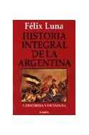 Papel HISTORIA INTEGRAL DE LA ARGENTINA 5 DISCORDIA Y DICTADURA