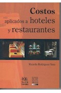 Papel COSTOS APLICADOS A HOTELES Y RESTAURANTES (RUSTICO)