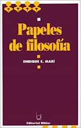 Papel PAPELES DE FILOSOFIA (...PARA ARROJAR AL ALBA)