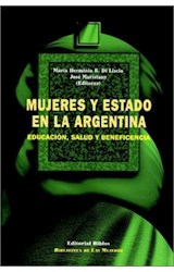 Papel MUJERES Y ESTADO EN LA ARGENTINA EDUCACION SALUD Y BENEFICIENCIA