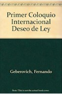 Papel DESEO DE LEY II PRIMER COLOQUIO INTERNACIONAL