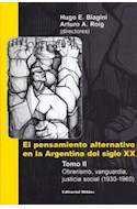 Papel PENSAMIENTO ALTERNATIVO EN LA ARGENTINA DEL SIGLO XX
