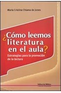 Papel COMO LEEMOS LITERATURA EN EL AULA ESTRATEGIAS PARA LA PROMOCION DE LA LECTURA