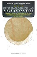 Papel EPISTEMOLOGIA DE LAS CIENCIAS SOCIALES PERSPECTIVAS Y PROBLEMAS DE LAS REPRESENTACIONES (ESTUDIOS)