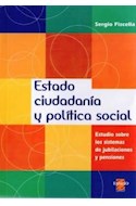 Papel ESTADO CIUDADANIA Y POLITICA SOCIAL ESTUDIO SOBRE LOS S