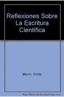Papel REFLEXIONES ACERCA DE LA ESCRITURA CIENTIFICA INVESTIGA  CIONES PROYECTOS TESIS TESINAS Y MO