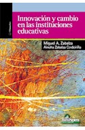 Papel INNOVACION Y CAMBIO EN LAS INSTITUCIONES EDUCATIVAS (EDUCACION)