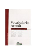 Papel VOCABULARIO ARENDT (COLECCION ESTUDIOS DE FILOSOFIA POLITICA)