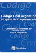 Papel CODIGO CIVIL ARGENTINO Y LEGISLACION COMPLEMENTARIA