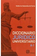 Papel DICCIONARIO JURIDICO UNIVERSITARIO [TOMO 1] (A-H) (CARTONE)