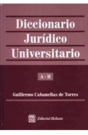 Papel DICCIONARIO JURIDICO UNIVERSITARIO [TOMO 2] (I-Z) (CARTONE)