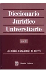 Papel DICCIONARIO JURIDICO UNIVERSITARIO [TOMO 2] (I-Z) (CARTONE)