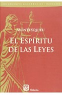 Papel DEL ESPIRITU DE LAS LEYES (GRANDES MAESTROS DEL DERECHO)