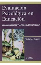 Papel EVALUACION PSICOLOGICA EN EDUCACION APLICACION DEL TEST  LA PERSONA BAJO LA LLUVIA